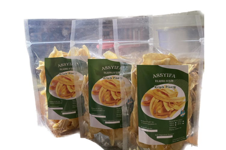 Kripik pisang (1/4)